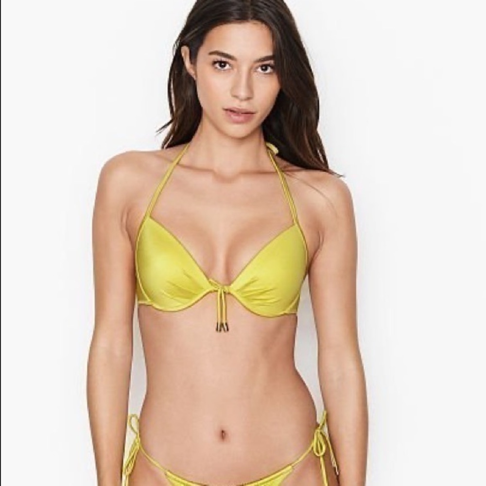 VS Malibu Fabulous Strappy Push-Up Top NWT Size L